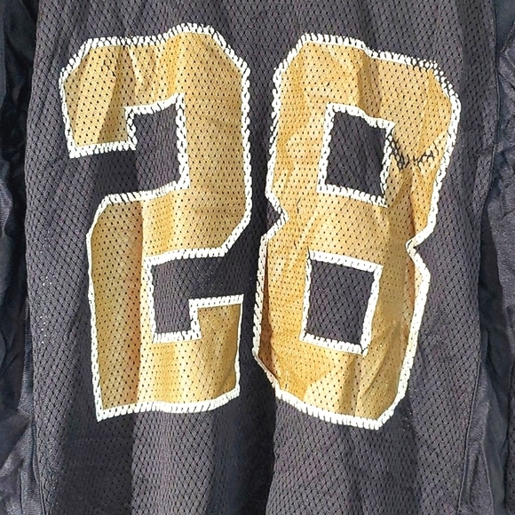 Vintage NFL Reebok Black & Gold Ingram New Orleans Saints 28 Jersey Mens Size S - Picture 6 of 17